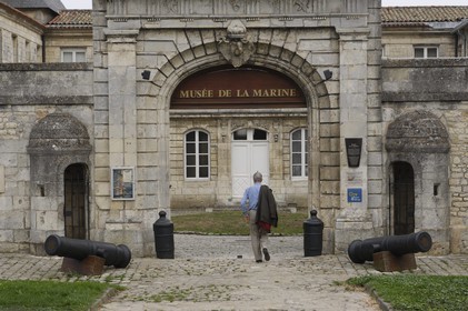 France, Charente-Maritime (17), Rochefort, le quartier de l'Arsenal, musée national de la Marine dans l'hôtel de Cheusses