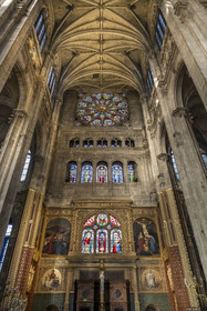France, Paris (75), quartier des Halles, l'église Saint-Eustache,