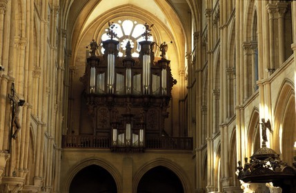 France, Ardennes (08), Mouzon, l'abbatiale notre-dame