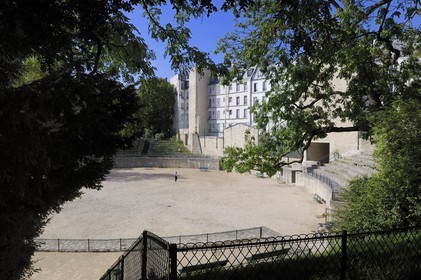 France, Paris (75), quartier Latin, les arènes de Lutèce