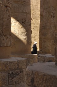 Egypte, Haute Egypte, vallée du Nil, Louxor, Karnak, classé Patrimoine Mondial de l'UNESCO, Grande Salle Hypostyle