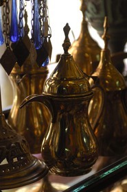 Egypt, Upper Egypt, Nile Valley, Luxor, the souk, tea-pot