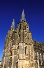 France, Ardennes, Mouzon, abbey church Notre-Dame