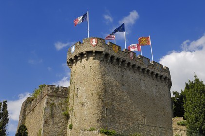 France, Manche (50), Avranches, le château et le donjon