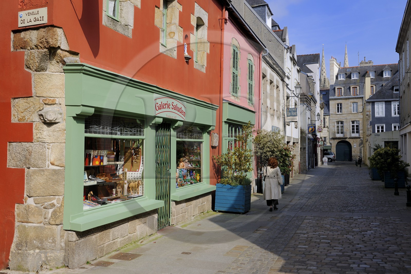 France, Finistère (29), Quimper, rue Laennec