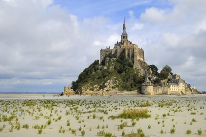 France, Manche, Bay of Mont Saint Michel, listed as World Heritage by UNESCO, Mont Saint Michel