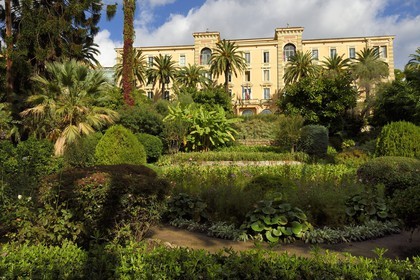 France, Corse du Sud, Ajaccio, district known as foreigners, cours Grandval, the former Grand Hotel Continental is now the seat of the Territorial Community of Corsica