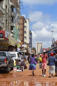 South Africa, Gauteng Province, Johannesburg, CBD (Central Business District), Noord street in the railway station area