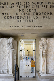 France, Paris, the museum of the sculptor Antoine Bourdelle, plaster hall