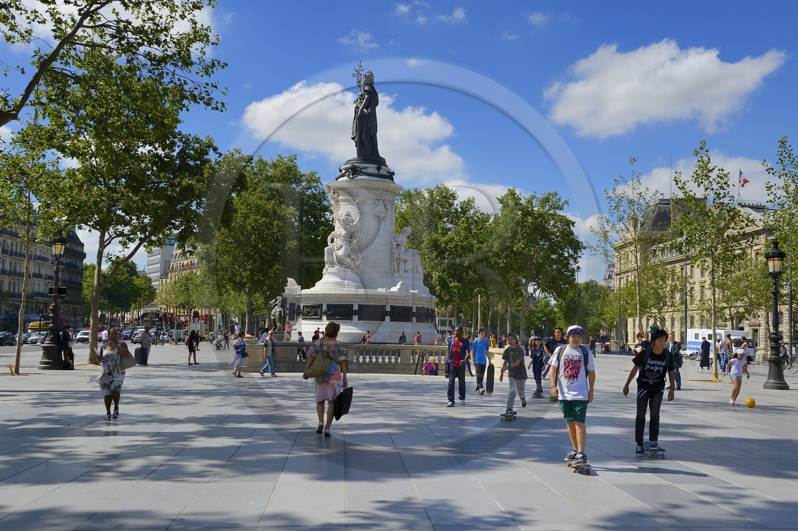 France, Paris (75), place de la République