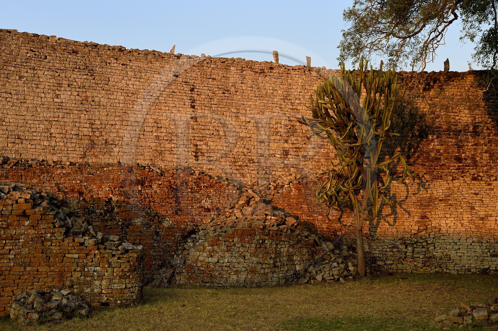 Zimbabwe, Masvingo province, the ruins of the archaeological site of Great Zimbabwe, UNESCO World Heritage List, 10th-15th century, the Great Enclosure