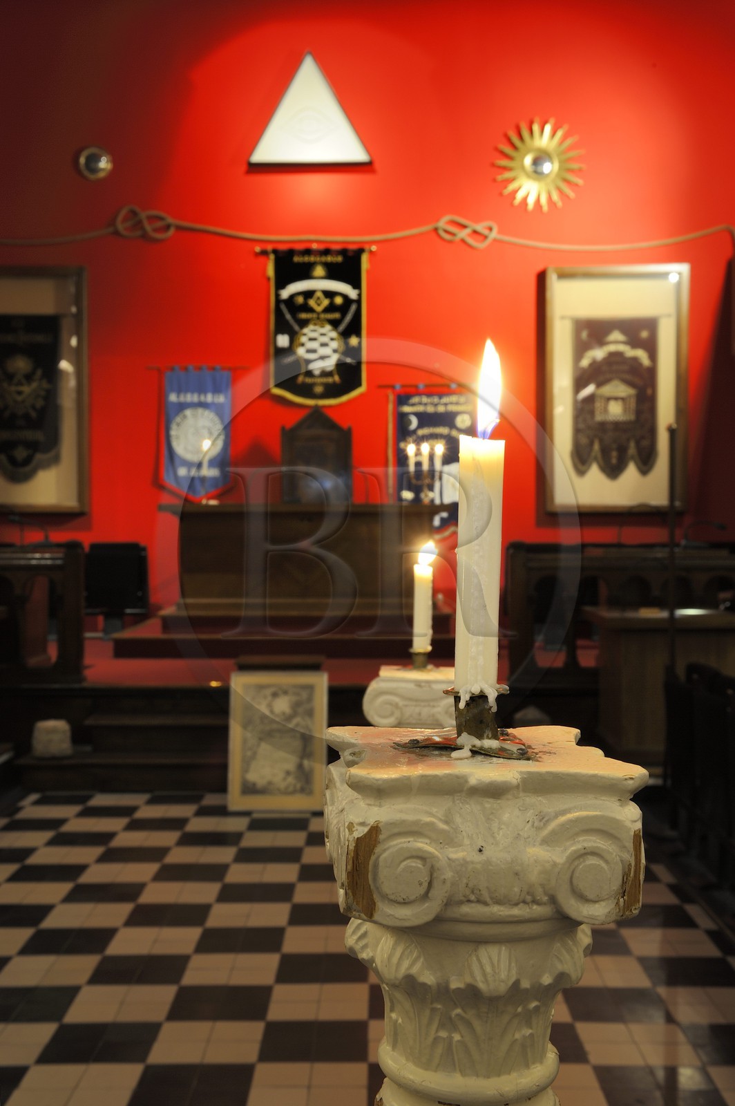 France, Paris (75), Grande Loge de France (GLDF), temple maçonnique