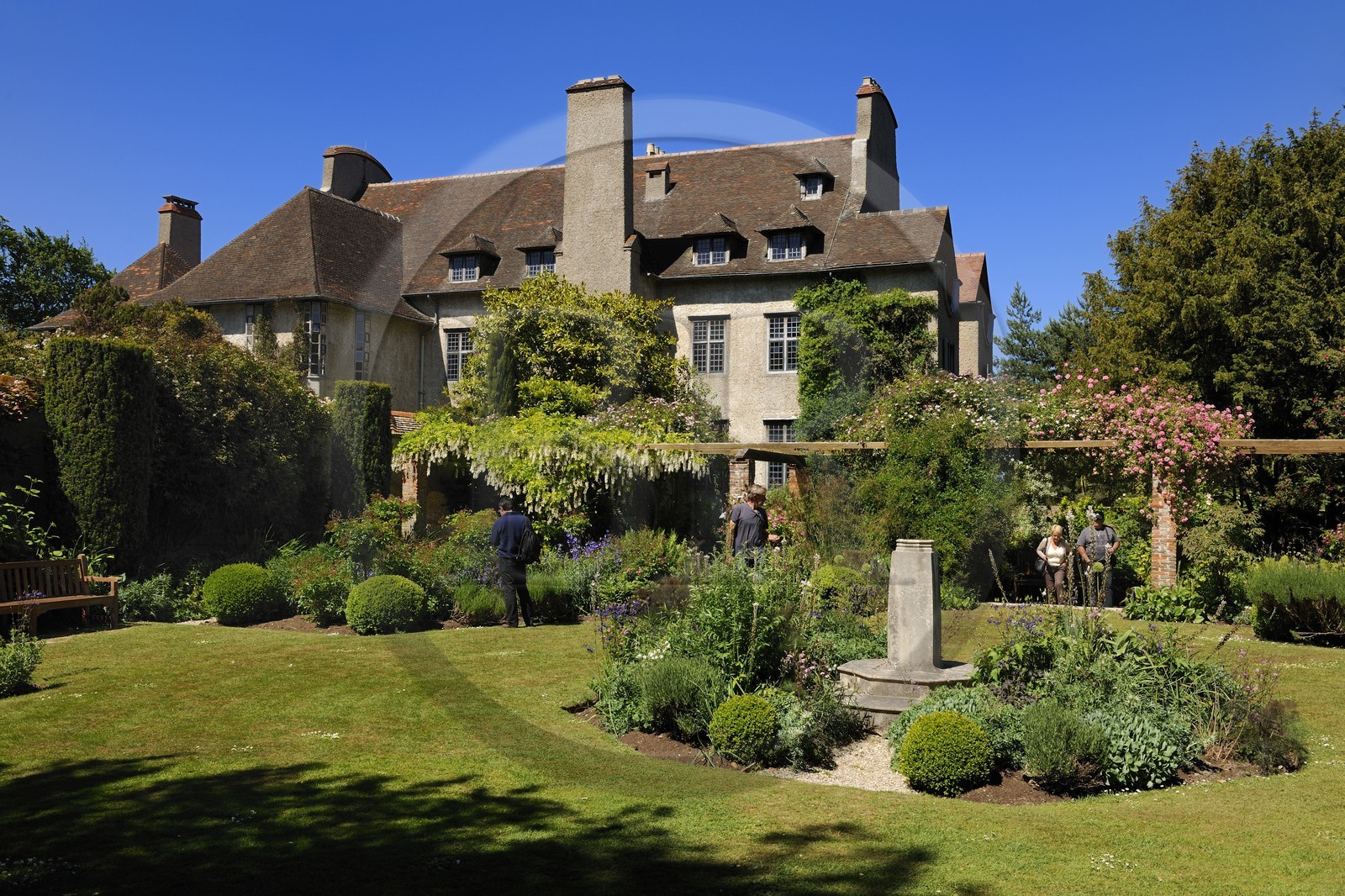 France, Seine-Maritime (76), Varengeville-sur-Mer, manoir du domaine Le Bois des Moutiers