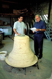 France, Haute Savoie, Sevrier, Paccard family bell foundry, Pierre Paccard
