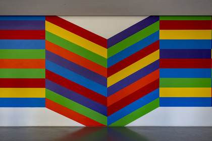 France, Vaucluse, Avignon, Collection Lambert, Museum of Contemporary Art, the work Incomplete Open Cube 5 11 (1973) lacquer on aluminum by artist Sol LeWitt