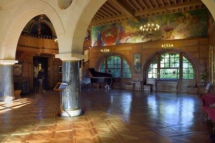 France, Pyrenees Atlantiques, Basque Country, Cambo les Bains, Villa Arnaga, the French author Edmond Rostand's house and museum, the Great Hall