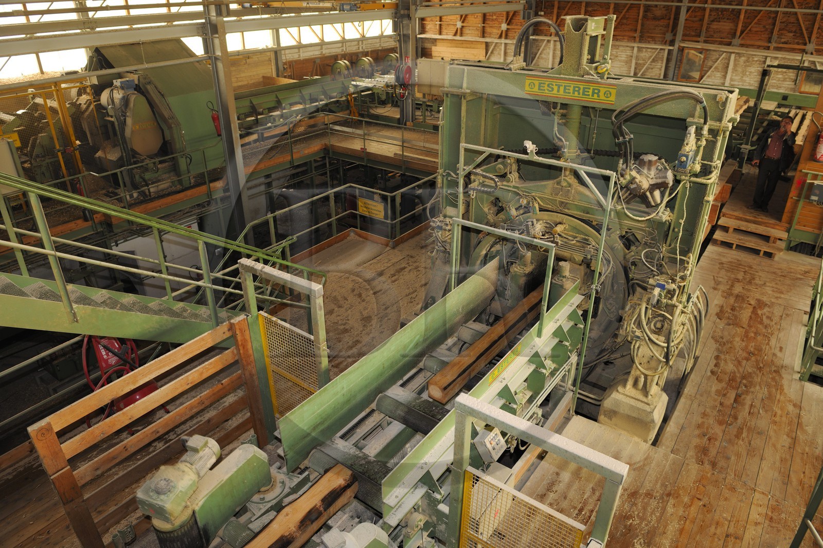 France, Moselle (57), scierie Abreschviller Sciages