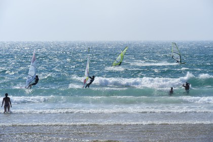 Portugal, région de Lisbonne, Cascais, plage de Guincho sur la côte d'Estoril