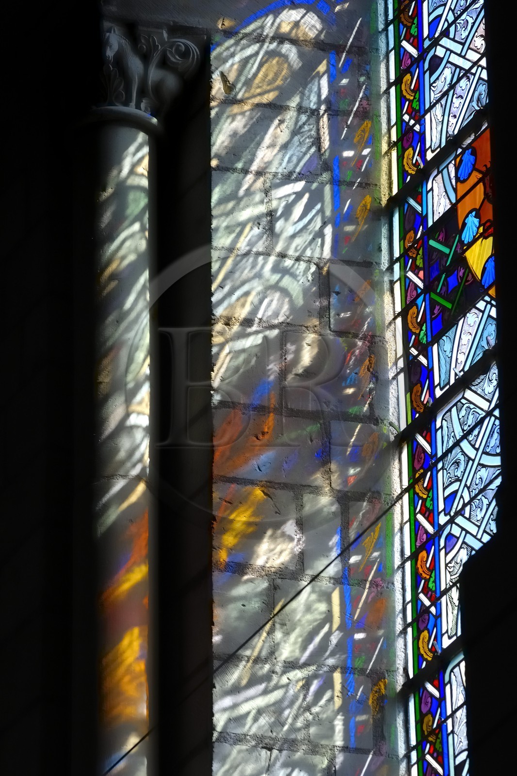 France, Maine et Loire (49), Vallée de la Loire classée Patrimoine Mondial de l' UNESCO, Fontevraud-l'Abbaye, abbaye de Fontevraud, l'église abbatiale