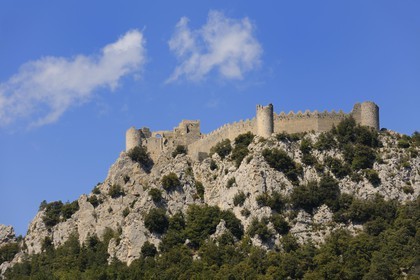France, Aude, Cathar castle of Puilaurens