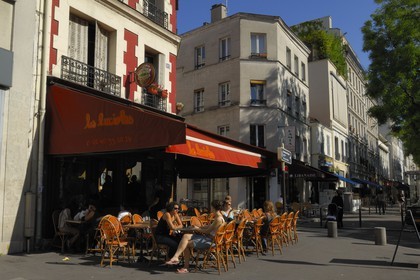 France, Paris (75), boulevard de Belleville