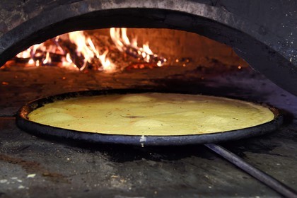 France, Alpes-Maritimes (06), Nice, quartier du Vieux-Nice, Restaurant René Socca, institution de la vieille ville proposant de la socca, fine galette de la région