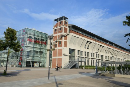 France, Haut Rhin, Mulhouse, La Fonderie, the Upper Alsace University, Law, Economic and Social Sciences University, Centre Rhenan for Economic Research and Archives Centre and Kunsthalle Contemporary Art Centre, complex rehabilitated by architects Mongiello, Plisson and Emergence architecture