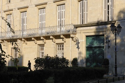 France, Herault, Montpellier, historical center, the Ecusson, Canourgue square, the Richer de Belleval mansion