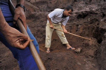 Brazil, Minas Gerais state, Ouro Preto area, open-air mine (Gold Route, Estrada Real)
