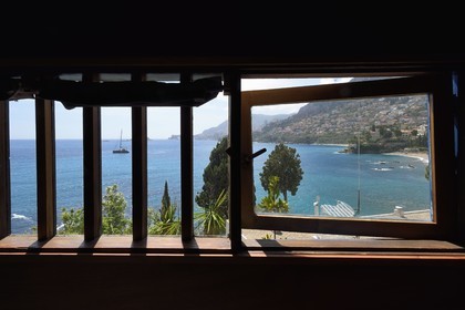 France, Alpes Maritimes, Roquebrune Cap Martin, Cap Martin, architectural work of Le Corbusier, listed as World Heritage by UNESCO, former restaurant and bar the Etoile de Mer of Thomas Rebutato, the Camping units designed by Le Corbusier (Authorization request necessary before publication)