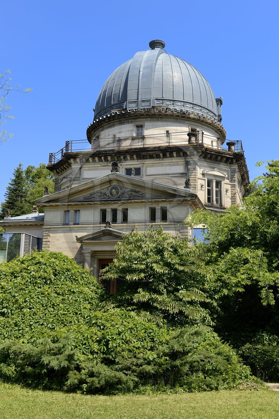 France, Bas-Rhin (67), Strasbourg, quartier de la Neustadt datant de la periode allemande, l'observatoire (1877)