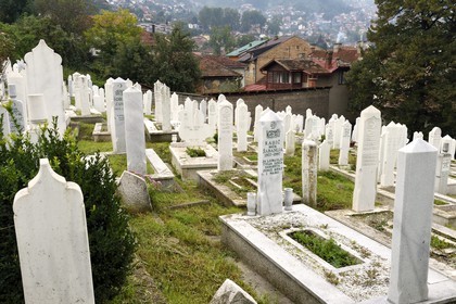 Bosnia and Herzegovina, Sarajevo, Alifakovac Muslim cemetery