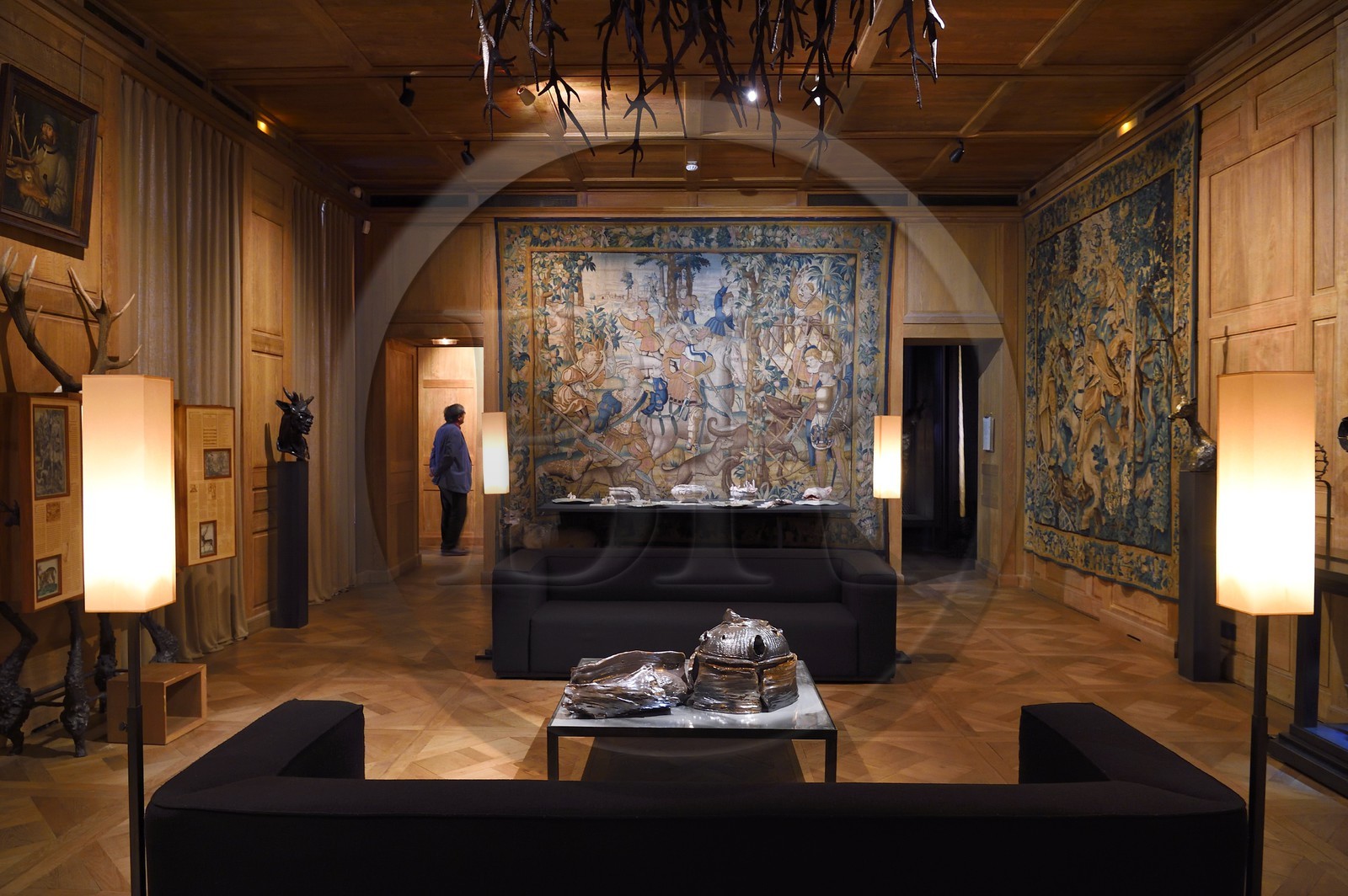 France, Paris (75), quartier du Marais, le musée de la Chasse et de la Nature dans l’hôtel de Guénégaud