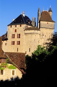 France, Haute Savoie, Menthon Saint Bernard, Castle of Menthon (Annecy lake)
