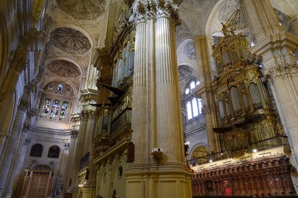 Espagne, Andalousie, Malaga, la cathédrale, Catedral Basílica de la Encarnacion