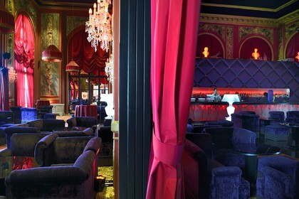 France, Calvados, Pays d'Auge, Deauville, Casino Barriere de Deauville, one of the bars