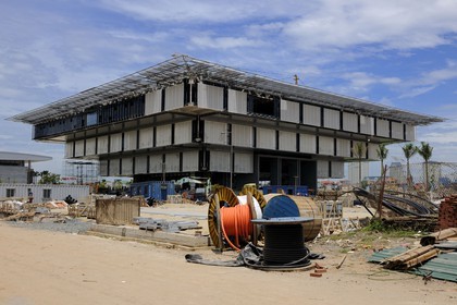 Vietnam, Hanoï, quartier de Cau Giay, futur musée de Hanoi sur Pham Hung Boulevard