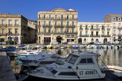 France, Herault, Sete, Grand Hotel on Quai du Marechal de Lattre de Tassigny