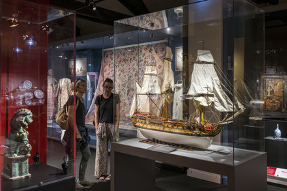 France, Morbihan (56), Port-Louis, la citadelle de Port-Louis, musée de la Compagnie des Indes