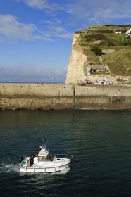 France, Seine Maritime, Pays de Caux, Cote d'Albatre, Fecamp, the cap Fagnet