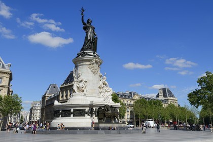 France, Paris (75), place de la République