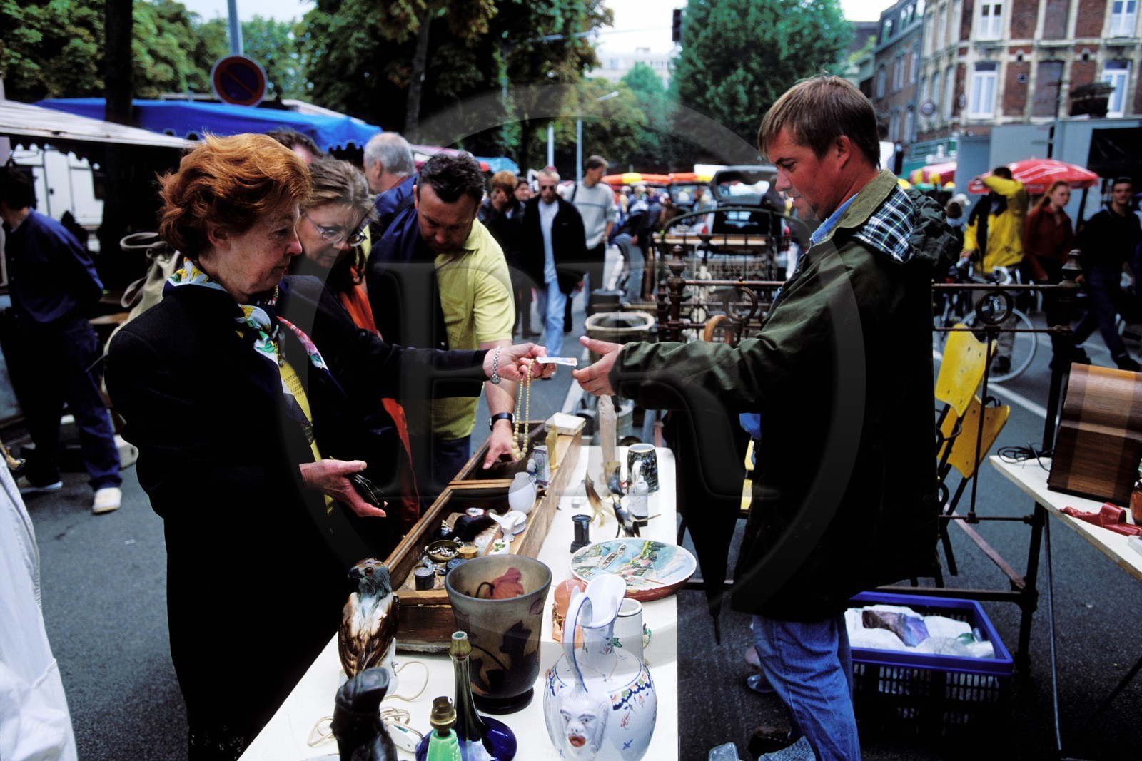 France, Nord (59), Lille, la Braderie de Lille qui a lieu tous les ans en septembre