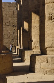 Egypte, Haute Egypte, vallée du Nil, Louxor, Karnak, classé Patrimoine Mondial de l'UNESCO, Grande Salle Hypostyle