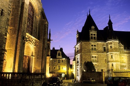 France, Sarthe (72), Le Mans, le vieux Mans vers la place Saint-Michel