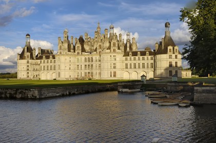 France, Loir et Cher (41), Vallée de la Loire classée Patrimoine Mondial de l' UNESCO, château de Chambord
