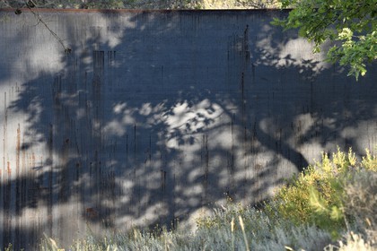 France, Bouches du Rhone,  Le Puy Sainte Reparade, Chateau La Coste vineyard and contemporary art center, Aix by the artist Richard Serra (Compulsory Mention)