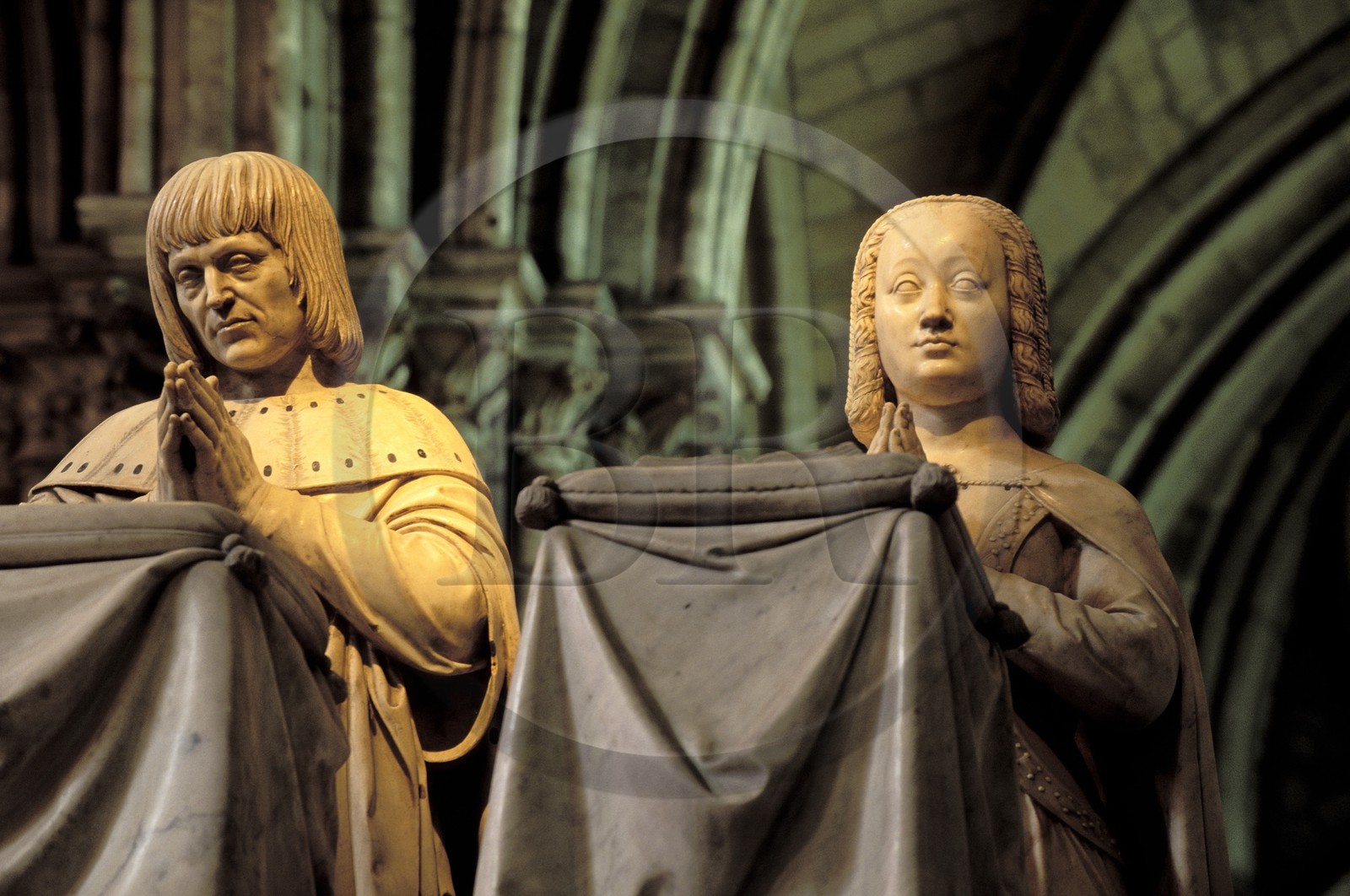 France, Seine Saint Denis, Saint Denis, basilica, Anna of Brittany and Louis 12 mausoleum