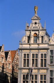 Belgium, Flanders, Antwerp (Antwerpen), the Renaissance house called The Angel on Grote Markt (Grand Place)