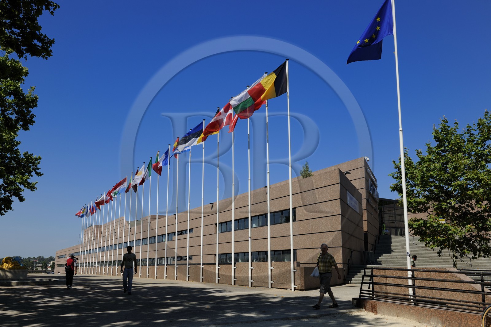 France, Hérault (34), Montpellier, le Corum de l'architecte Claude Vasconi