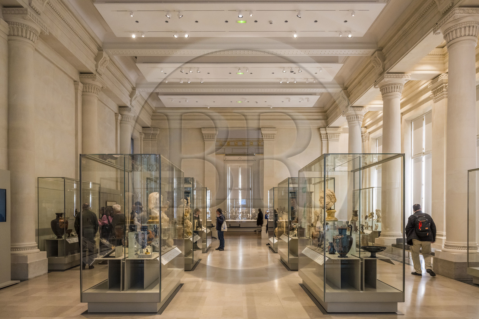 France, Paris (75), Bibliothèque Nationale de France, site Richelieu, la Salle des Colonnes
